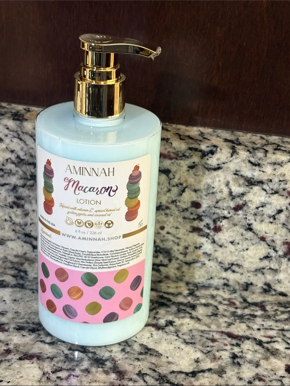 Aminnah Macaron Lotion